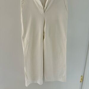 J.Crew white Wide-Leg Pants